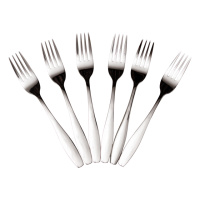 Набор столовых вилок 6 штук из нержавеющей стали 20 (см) Серебро HP-8-18