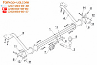 Тягово-сцепное устройство (фаркоп) Citroen Berlingo Long (2018-...)