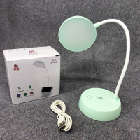 Настольная аккумуляторная лампа MS-13, usb светильник, Аккумуляторная настольная лампа. Цвет: зеленый