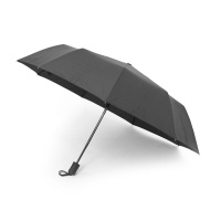 Зонт мужской YT500 полуавтомат, D-106см, защита от солнца, UV (99%), защита от дождя, каркас - Al+Fe, прямая ручка, Black