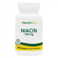 Ниацин, Niacin, 100 мг, Natures Plus, 90 таблеток