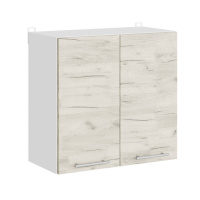 Кухонный модуль с сушилкой для посуды Эверест Эко 600 дуб крафт белый/белый 60х30х58 см (DTM-071001)