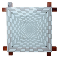 Потолочный деревянный светильник SVLIGHT трехламповый 5198/3 коричневый