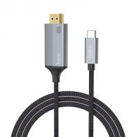 Адаптер Hoco UA13 Type-C to HDMI кабель адаптер 2К-4К Серый