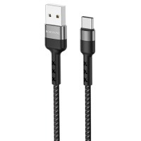 USB зарядний кабель Borofone BX34 Advantage USB to Type-C (1m) Чорний - купити в SmartEra.ua