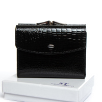 PODIUM Кошелек LR Женский кожа-лак SERGIO TORRETTI WS-11 black
