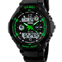 Skmei Мужские спортивные кварцевые часы Skmei S-Shock Green 0931