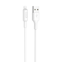 Кабель Hoco X25 USB to Lightning 1m white