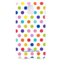 Чехол ARU для Samsung Galaxy Note 3 Cutie Dots White Rainbow