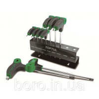 Набор ключей TORX TOPTUL с ручкой L-обр. T10-T50  9ед.  GAAX0901