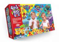Большой детский игровой набор для творчества 4в1 Danko Toys “BIG CREATIVE BOX. Тесто для лепки + пластилин