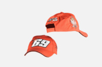 Бейсболка 69 NICKY HAYDEN (красная, 100% хлопок) (O-1269)