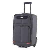 Валіза Semi Line 20« (S) Grey/Orange Lines (T5754-1)