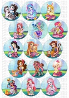 Вафельные картинки на тему: Энчантималс