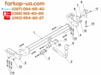 Тягово-сцепное устройство (фаркоп) SsangYong Korando (2010-...)