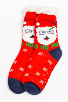 Шкарпетки-валянки теплі, вовняні, колір червоний, 151R2035