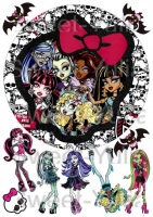 Вафельные картинки на тему: Монстер Хай