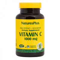 Витамин C, Vitamin C, 1000 мг, Nature's Plus, 90 вегетарианских капсул