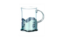 Подстаканник нержавеющий со стаканом Empire 200 мл (9569)