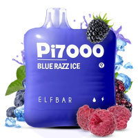 Elf Bar Pi7000. Синяя Малина (Blue Razz Ice)