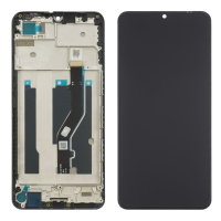 Дисплей для ZTE Blade V40 Vita с чёрным тачскрином и корпусной рамкой