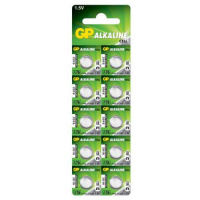 Батарейка GP ALKALINE Cell A76F-U10 щелочная, A76, LR44