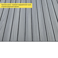 УЦІНКА. Покриття вінілове самоклеюче 3D рейки 600х600х2,8мм Тік сивий SW-00002966