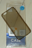 Чехол GlobalCase TPU Extra Slim для Iphone 6, 6S темный