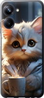 Чехол на Realme 10 Pro White cat 5646u-2945