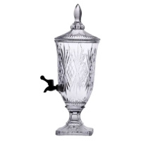 Лимонадница с краном на ножке стеклянная для напитков 2 л 46 см HP-19-15