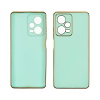 Чехол Glossy Color для Xiaomi Redmi Note 12 Pro 5G цвет  4 бирюзовый