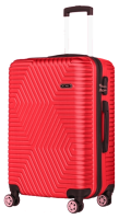 Велика пластикова валіза на колесах 115L GD Polo червона