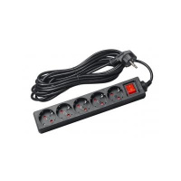 Удлинитель G5JS 5м с заземлением и выключателем