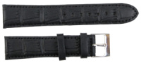 Шкіряний ремінець для годинника  Mykhail Ikhtyar Ш20 мм чорний