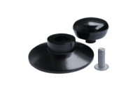 Ручка для крышки Empire 35 мм эбонитовая черная (9941)