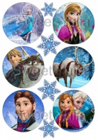 Вафельные картинки на тему: Фрозен (Холодное сердце)