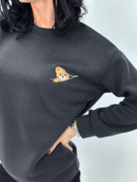 Жіночий світшот з принтом «Bear» оптом | Норма і батал| Розпродаж моделі