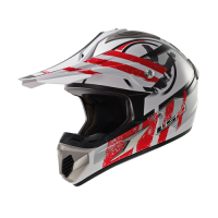 Кросс шлем LS2 MX433 STRIPE WHITE RED