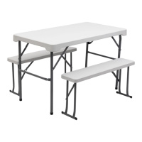 Комплект туристической мебели стол + лавочки для пикника мебель для отдыха на природе EB2545