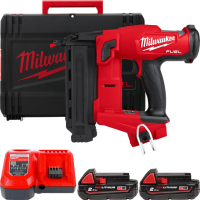Пістолет цвяхозабивний акумуляторний безщітковий MILWAUKEE, M18 FN18GS-202X (зарядний пристрій M12-18 FC, 2 акумулятори М18 В2 2