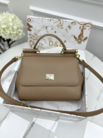 Сумка Dolce&Gabbana Sicily Medium - Premium коричневий 26cm