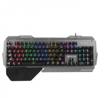 Клавиатура игровая MEETION Gaming RGB Backlit MK-20, черно-серая