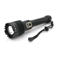 Фонарь ручной Bailong BL-G201-P360, 1LED XHP360, 50W, 5 режима, ZOOM,2x26650 /8800mah, Black, IP40, кабель USB- Type-С, 270х60х36мм, BOX