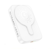 Зовнішній акумулятор HOCO J117A Esteem PD20W magnetic power bank(10000mAh) White (6942007605830)