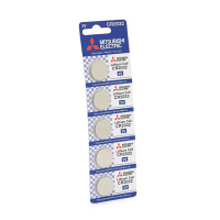 Батарейка литиевая MITSUBISHI CR2032 5pcs/card, 100pcs/inner box, 5000pcs/ctn