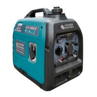 Генератор инверторный ГАЗОБЕНЗИНОВЫЙ Konner&Sohnen KS 2100iG S, 1,8kW (2kW), однофазный, 220V, 50Hz, обьем 4л