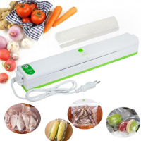 Вакуумный упаковщик для дома и пакеты для вакууматора «FreshpackPro G-88» 100W Бело-салатовый, вакууматор (ST)