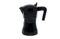 Кофеварка гейзерная алюминиевая Maestro 300мл черная (MR-1658-6)