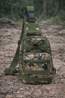 Тактична сумка через плече 6л зелений піксель матеріал Оксфорд