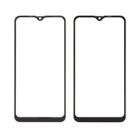 Стекло тачскрина с OCA плёнкой для Samsung A107 Galaxy A10S (2019) чёрное с олеофобным покрытием, закалённое